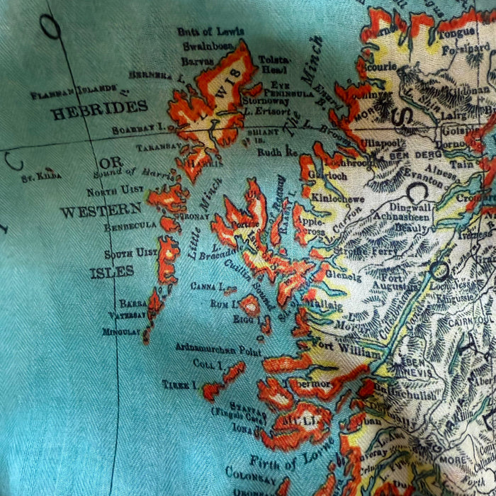 U.K. Vintage Map Scarf - Maritime Tribes USA