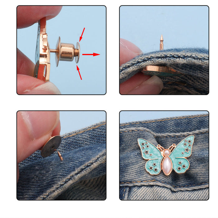 🌸🦋 Uklonjiva kopča za remen u obliku leptira - podesiva bez alata, idealna za traperice, suknje i haljine✨👗-HR