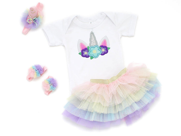 Unicorn Horn Patch - Sew Lucky Embroidery