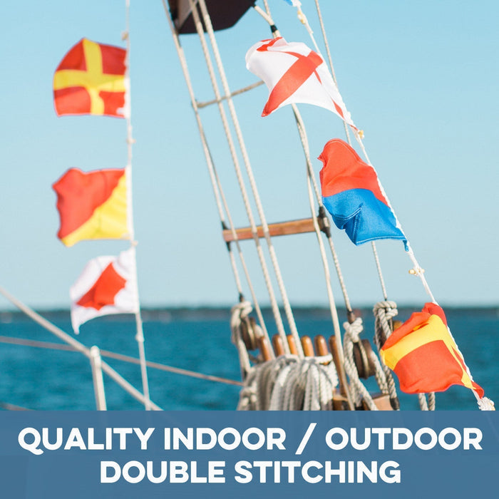 U.S. Yacht Ensign Flag - 10" x 15" - Maritime Tribes USASignal Flag