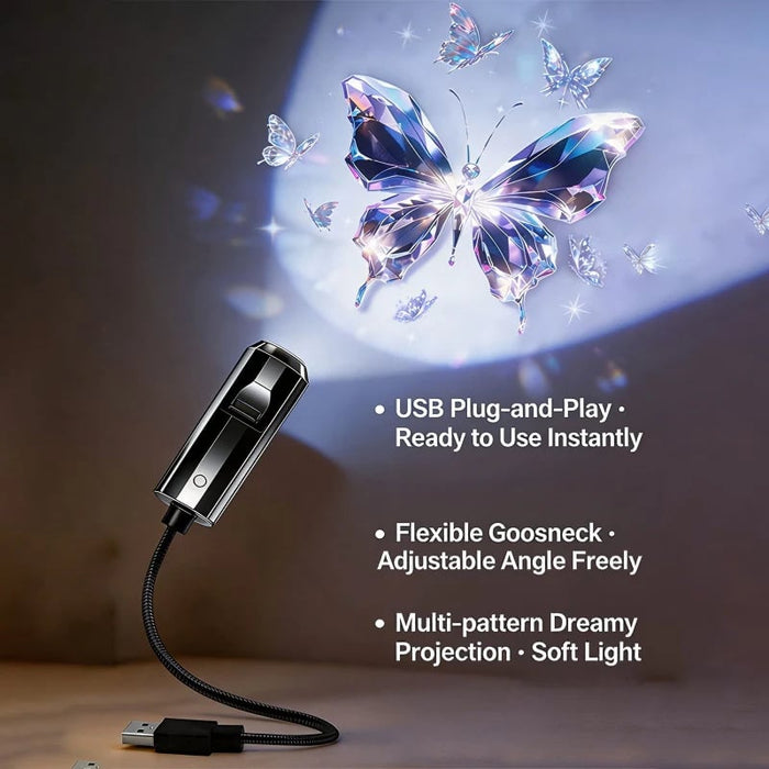 USB „Galaxy“ projektorius ir mėnulio nakties šviesa-LT