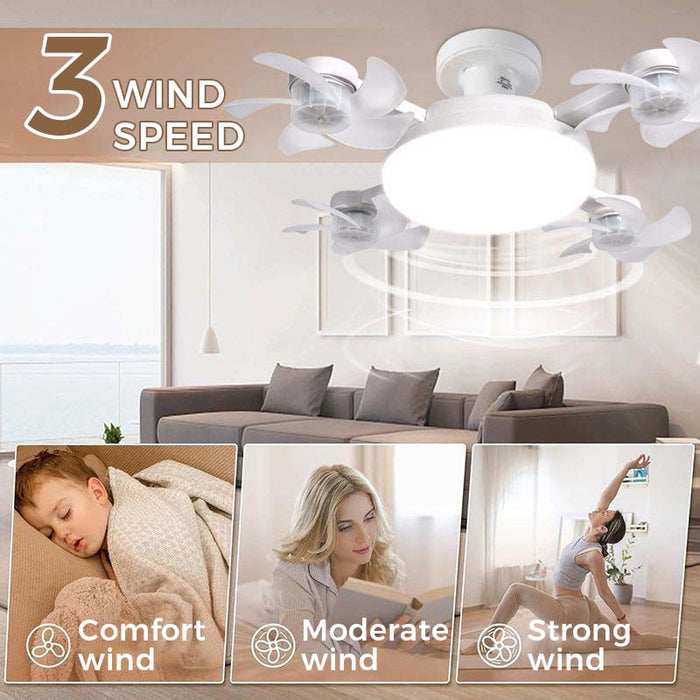 💡 Uživajte u hladnoj udobnosti i mekom svjetlu - Moderni LED stropni ventilator s daljinskim upravljačem - Plaćanje pouzećem 🌀-HR