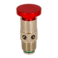 Red Viper trigger button with metallic body for GEN3 bead seater