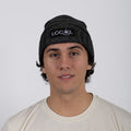 White Local Knit Beanie - Charcoal