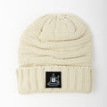 White Shark Knit Beanie - Ivory